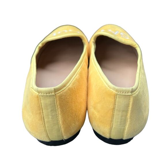 Yellow Loafers with White Lettering - Picture 4 of 7